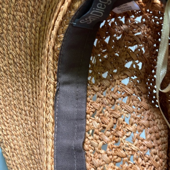 San Diego Hat company one size Stylish Woven 100% raffia Straw Hat - Picture 9 of 16
